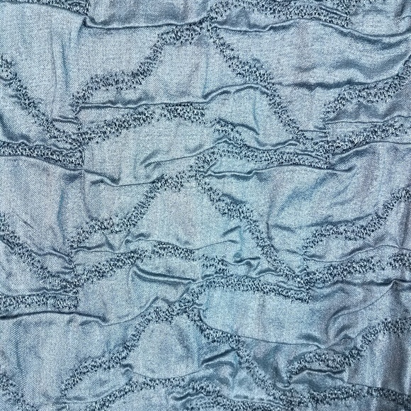 Eileen Fisher xs Teal Bolero Silk Cropped Jacket - Picture 2 of 8